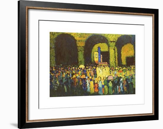 The Ludwigskirche in Munich, 1908-Wassily Kandinsky-Framed Premium Giclee Print