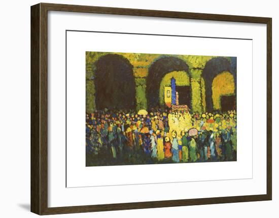 The Ludwigskirche in Munich, 1908-Wassily Kandinsky-Framed Premium Giclee Print