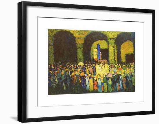 The Ludwigskirche in Munich, 1908-Wassily Kandinsky-Framed Premium Giclee Print