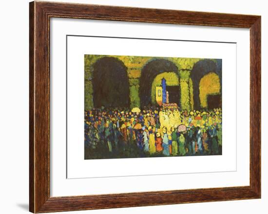 The Ludwigskirche in Munich, 1908-Wassily Kandinsky-Framed Premium Giclee Print