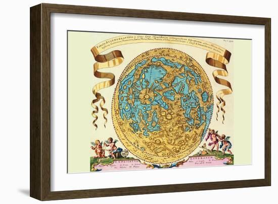 The Lunar Surface-Joanne Hevel-Framed Art Print