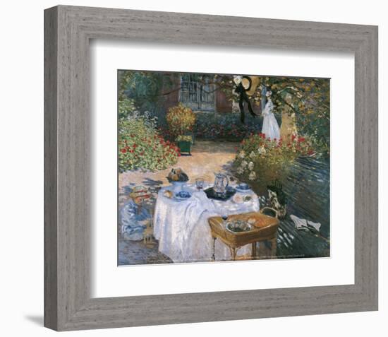 The Lunch-Claude Monet-Framed Art Print