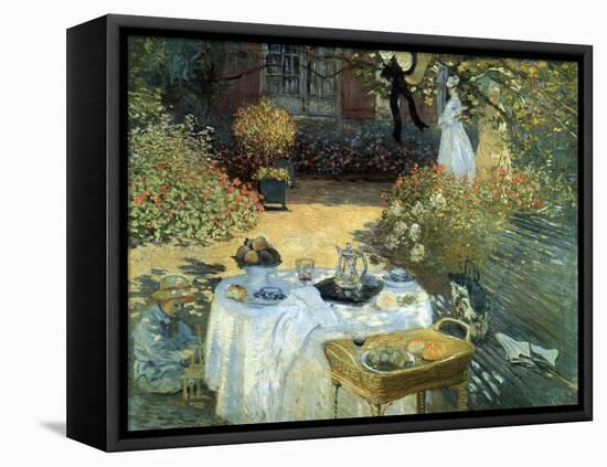 The Luncheon, 1876-Claude Monet-Framed Premier Image Canvas