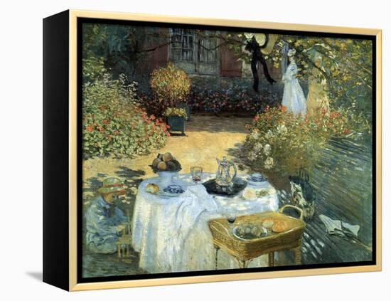 The Luncheon, 1876-Claude Monet-Framed Premier Image Canvas