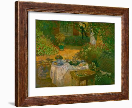 The Luncheon, Ca. 1874-Claude Monet-Framed Giclee Print