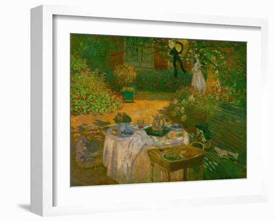 The Luncheon, Ca. 1874-Claude Monet-Framed Giclee Print