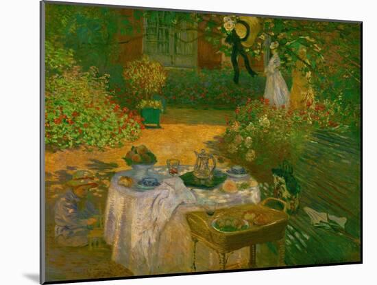 The Luncheon, Ca. 1874-Claude Monet-Mounted Giclee Print