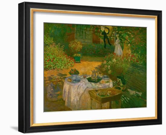 The Luncheon, Ca. 1874-Claude Monet-Framed Giclee Print