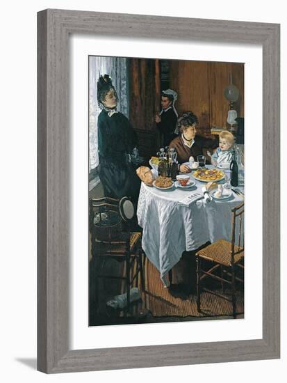 The Luncheon (Le Déjeune)-Claude Monet-Framed Giclee Print