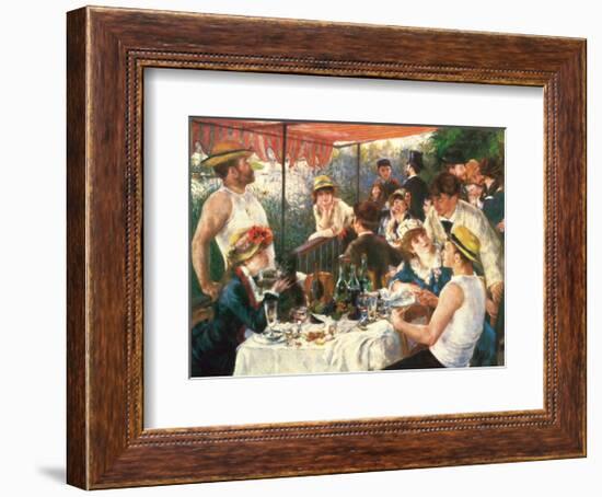 The Luncheon of the Boating Party, c.1881-Pierre-Auguste Renoir-Framed Art Print