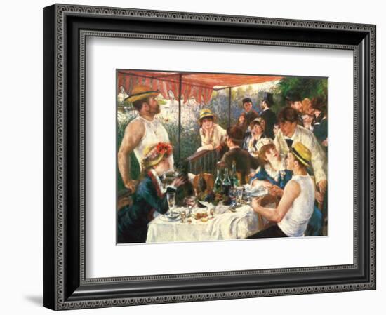 The Luncheon of the Boating Party, c.1881-Pierre-Auguste Renoir-Framed Art Print