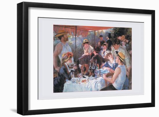 The Luncheon of the Boating Party-Pierre-Auguste Renoir-Framed Art Print