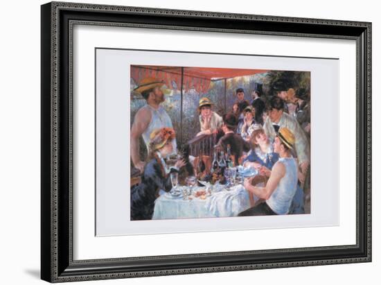 The Luncheon of the Boating Party-Pierre-Auguste Renoir-Framed Art Print