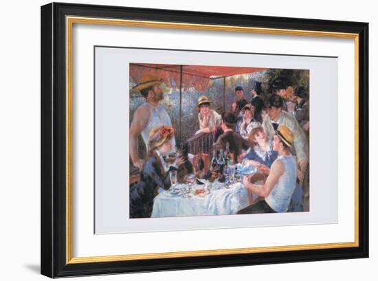 The Luncheon of the Boating Party-Pierre-Auguste Renoir-Framed Art Print