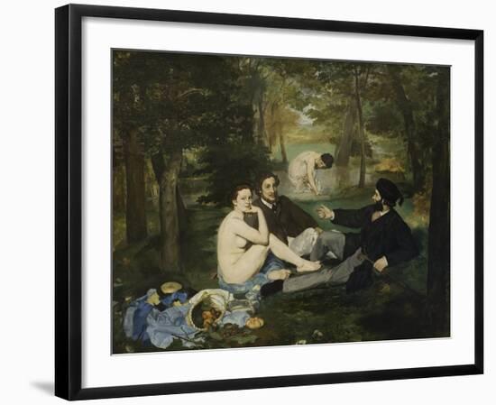 The Luncheon on the Grass, 1863-Edouard Manet-Framed Art Print