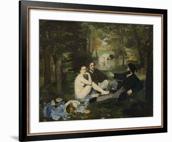 The Luncheon on the Grass, 1863-Edouard Manet-Framed Art Print