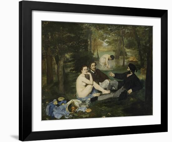 The Luncheon on the Grass, 1863-Edouard Manet-Framed Art Print
