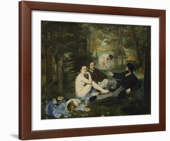 The Luncheon on the Grass, 1863-Edouard Manet-Framed Art Print