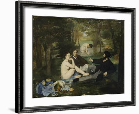 The Luncheon on the Grass, 1863-Edouard Manet-Framed Art Print
