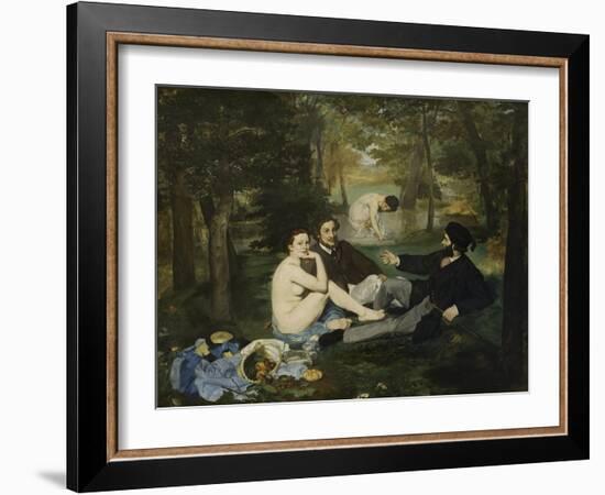 The Luncheon on the Grass, 1863-Edouard Manet-Framed Giclee Print