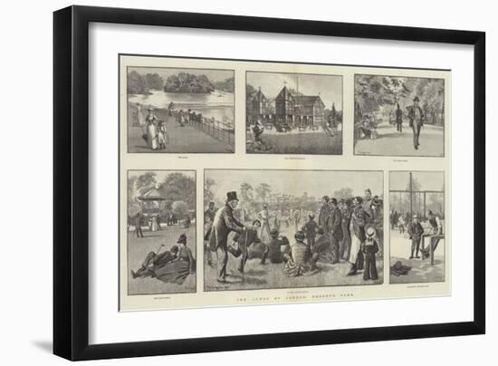 The Lungs of London, Regent's Park-William Douglas Almond-Framed Giclee Print