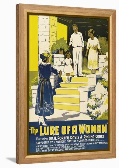 The Lure of a Women-null-Framed Stretched Canvas