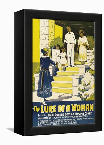 The Lure of a Women-null-Framed Stretched Canvas