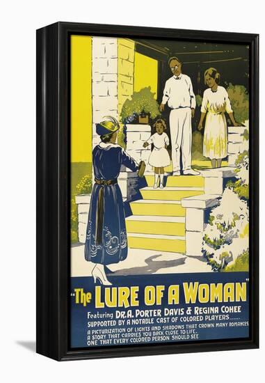 The Lure of a Women-null-Framed Stretched Canvas