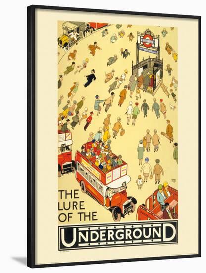 The Lure of the Underground-null-Framed Art Print