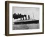'The Lusitania at full speed', 1915-Unknown-Framed Photographic Print