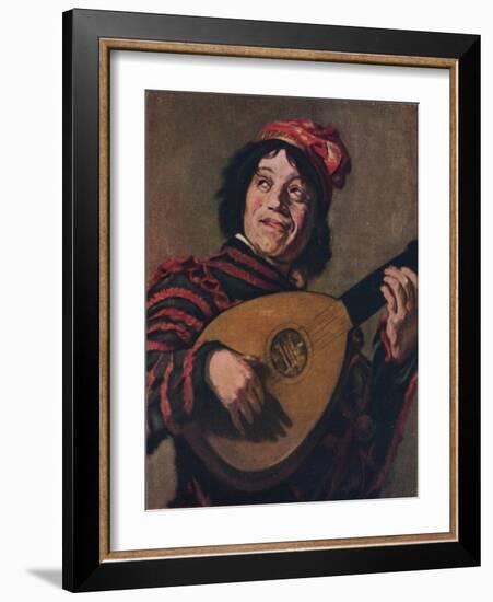 'The Lute Player', 1623-Frans Hals-Framed Giclee Print