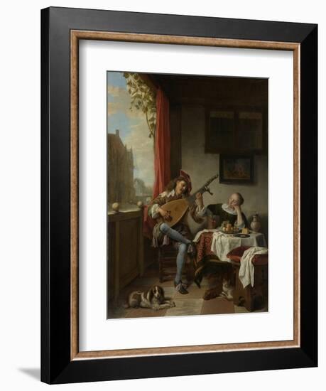 The Lute Player, 1661-Hendrik Maertensz Sorgh-Framed Giclee Print