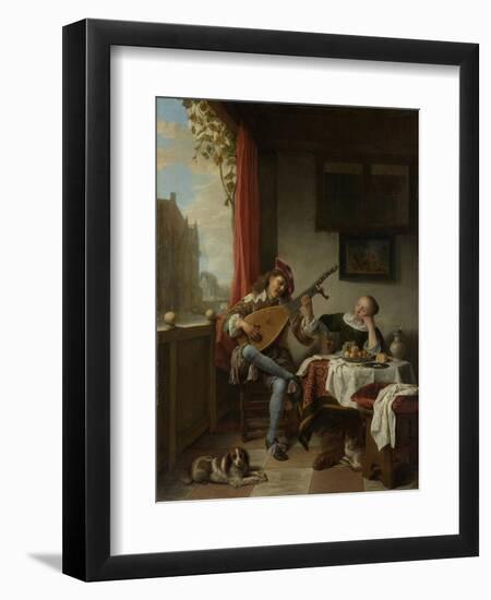 The Lute Player, 1661-Hendrik Maertensz Sorgh-Framed Giclee Print