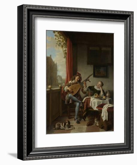 The Lute Player, 1661-Hendrik Maertensz Sorgh-Framed Giclee Print