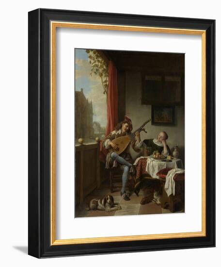 The Lute Player, 1661-Hendrik Maertensz Sorgh-Framed Giclee Print