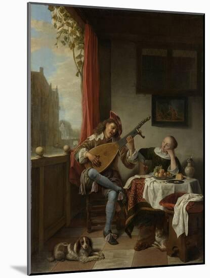 The Lute Player, 1661-Hendrik Maertensz Sorgh-Mounted Giclee Print