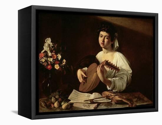 The Lute Player, C.1595-Michelangelo Merisi da Caravaggio-Framed Premier Image Canvas