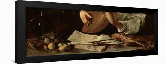 The Lute Player, c.1595-Michelangelo Merisi da Caravaggio-Framed Giclee Print