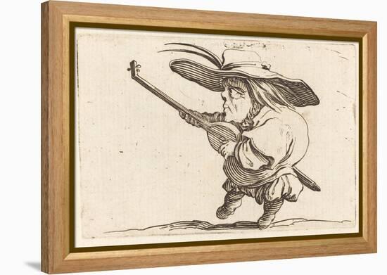 The Lute Player, c.1622-Jacques Callot-Framed Premier Image Canvas