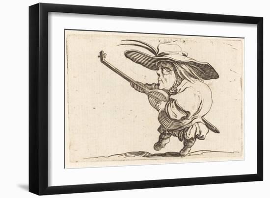 The Lute Player, c.1622-Jacques Callot-Framed Giclee Print