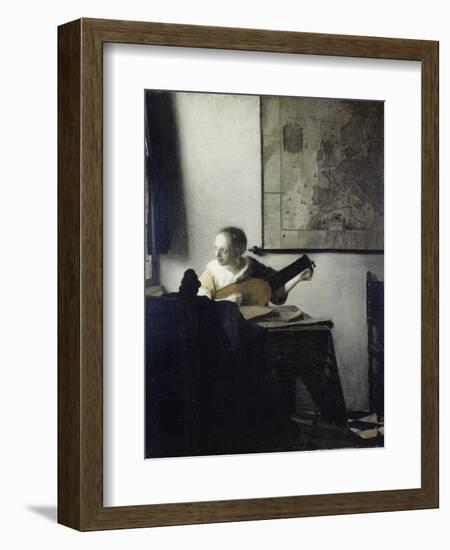 The Lute Player-Johannes Vermeer-Framed Giclee Print