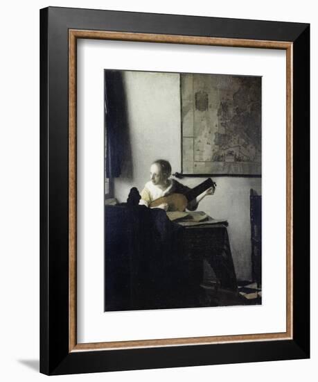 The Lute Player-Johannes Vermeer-Framed Giclee Print