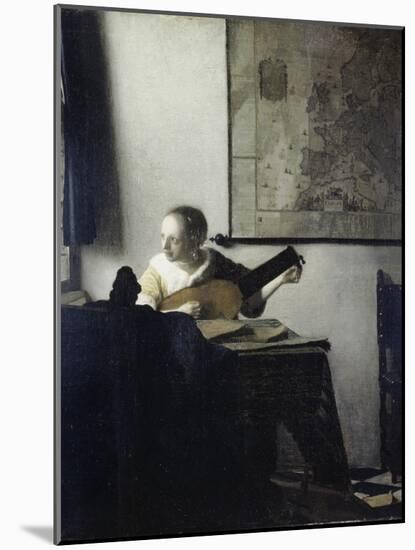 The Lute Player-Johannes Vermeer-Mounted Giclee Print