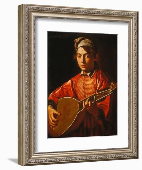 The Lute Player-Caravaggio-Framed Giclee Print