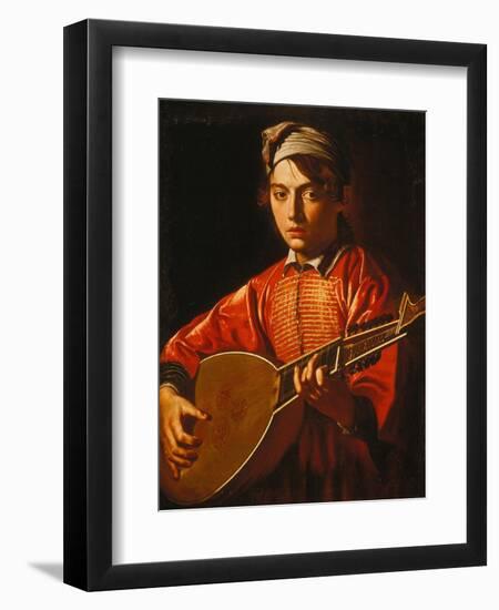 The Lute Player-Caravaggio-Framed Giclee Print