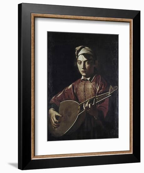 The Lute Player-Caravaggio-Framed Giclee Print