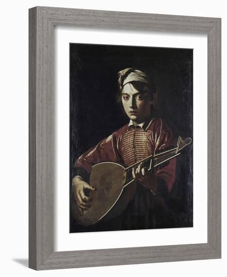 The Lute Player-Caravaggio-Framed Giclee Print