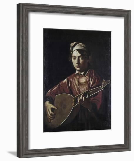 The Lute Player-Caravaggio-Framed Giclee Print