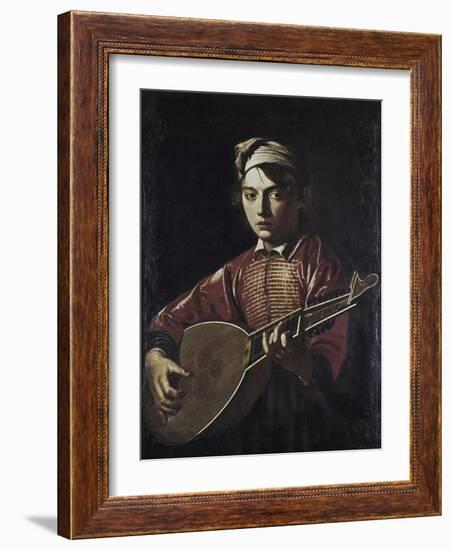 The Lute Player-Caravaggio-Framed Giclee Print