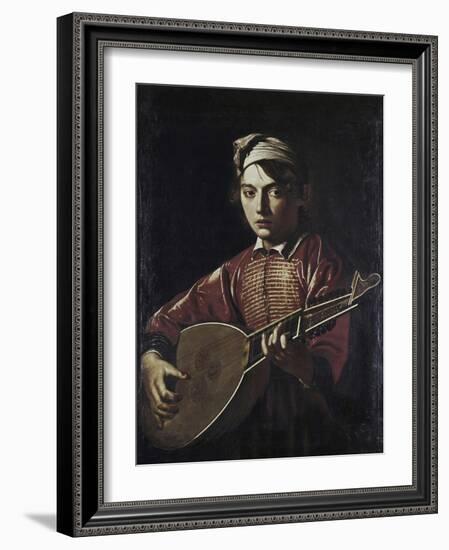 The Lute Player-Caravaggio-Framed Giclee Print